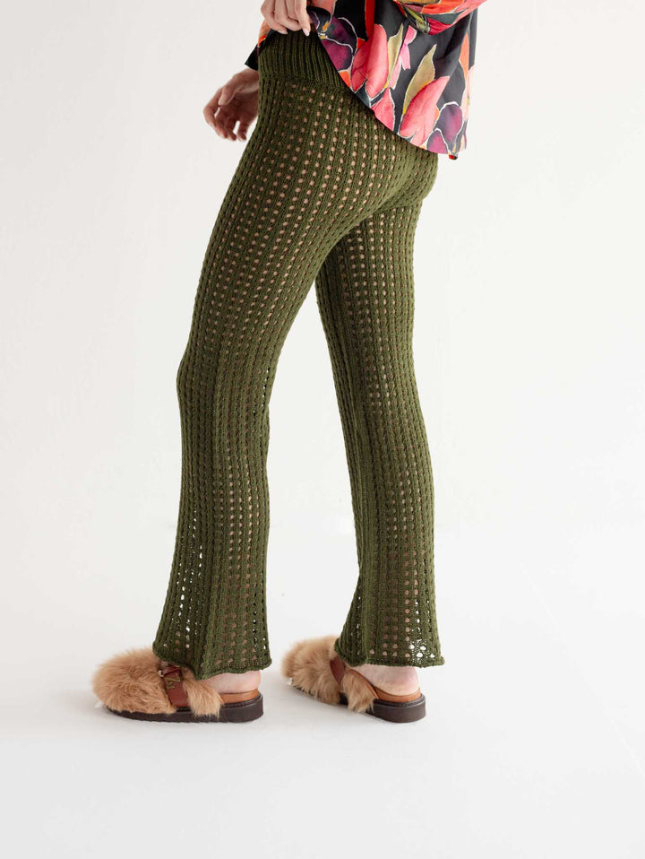 Pantalón Tejido Olive