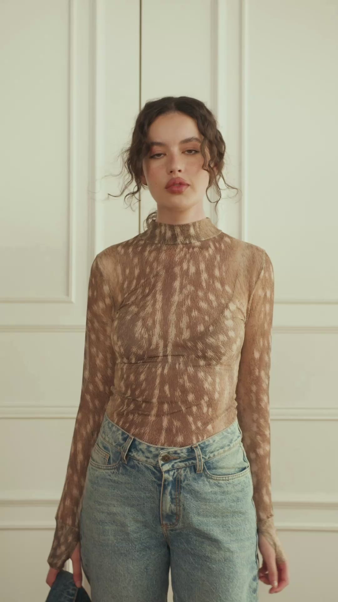 Top Mesh Bambi Matcha