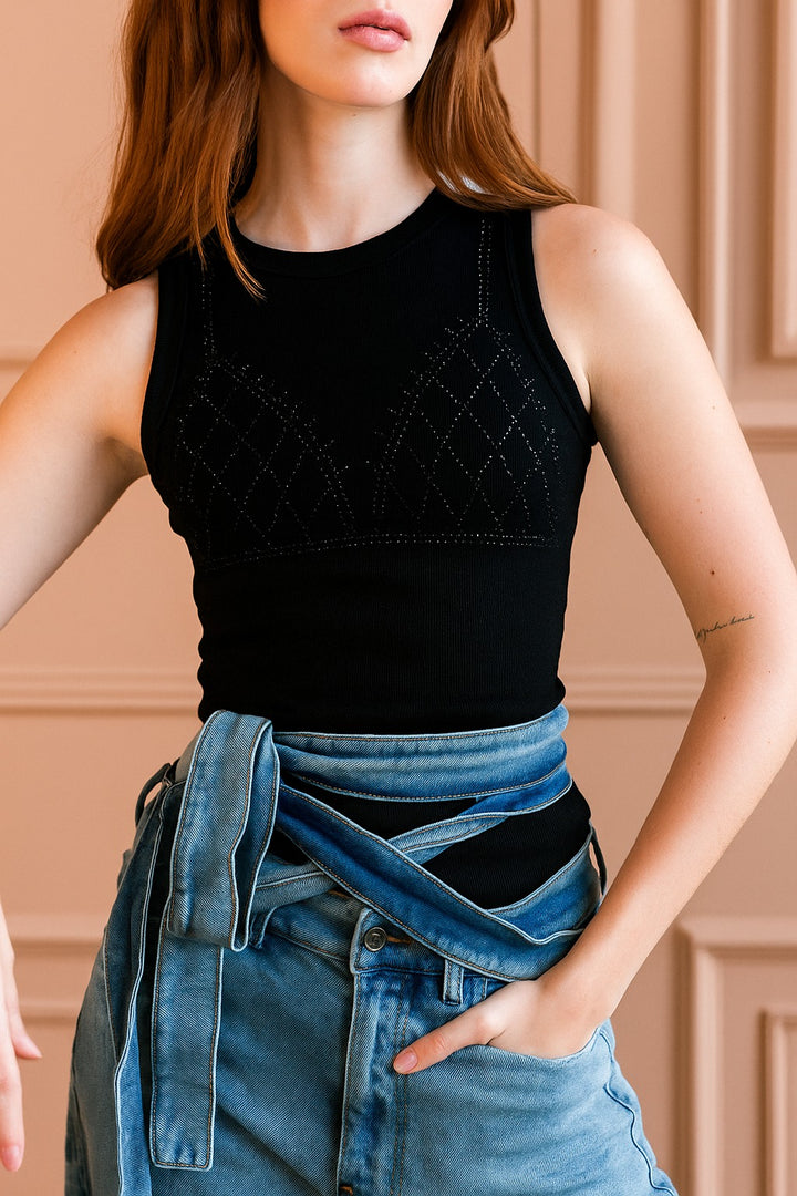Top Bralett Black