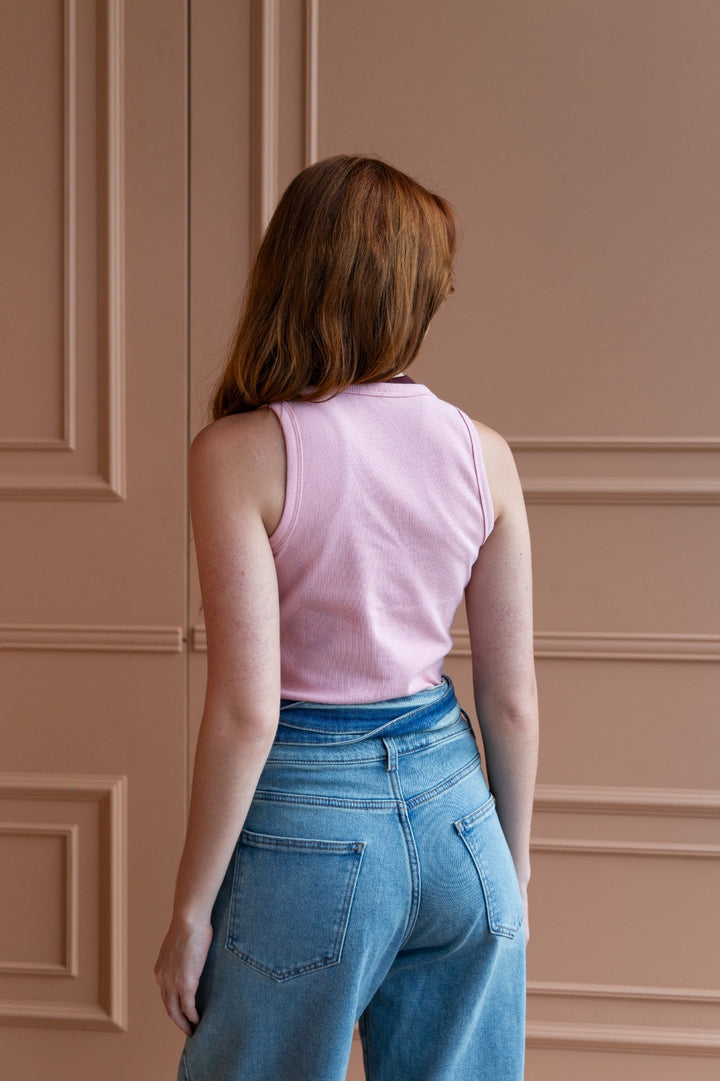 Top Doble Rose