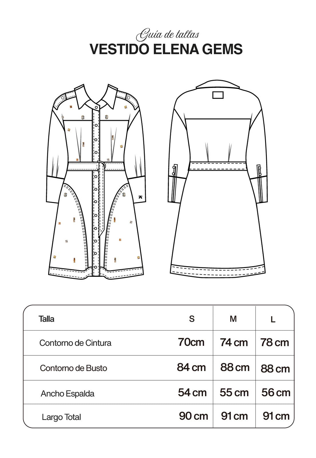Vestido Elena Gems - Flow