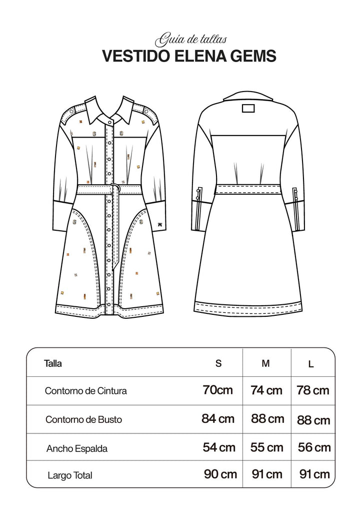 Vestido Elena Gems - Flow