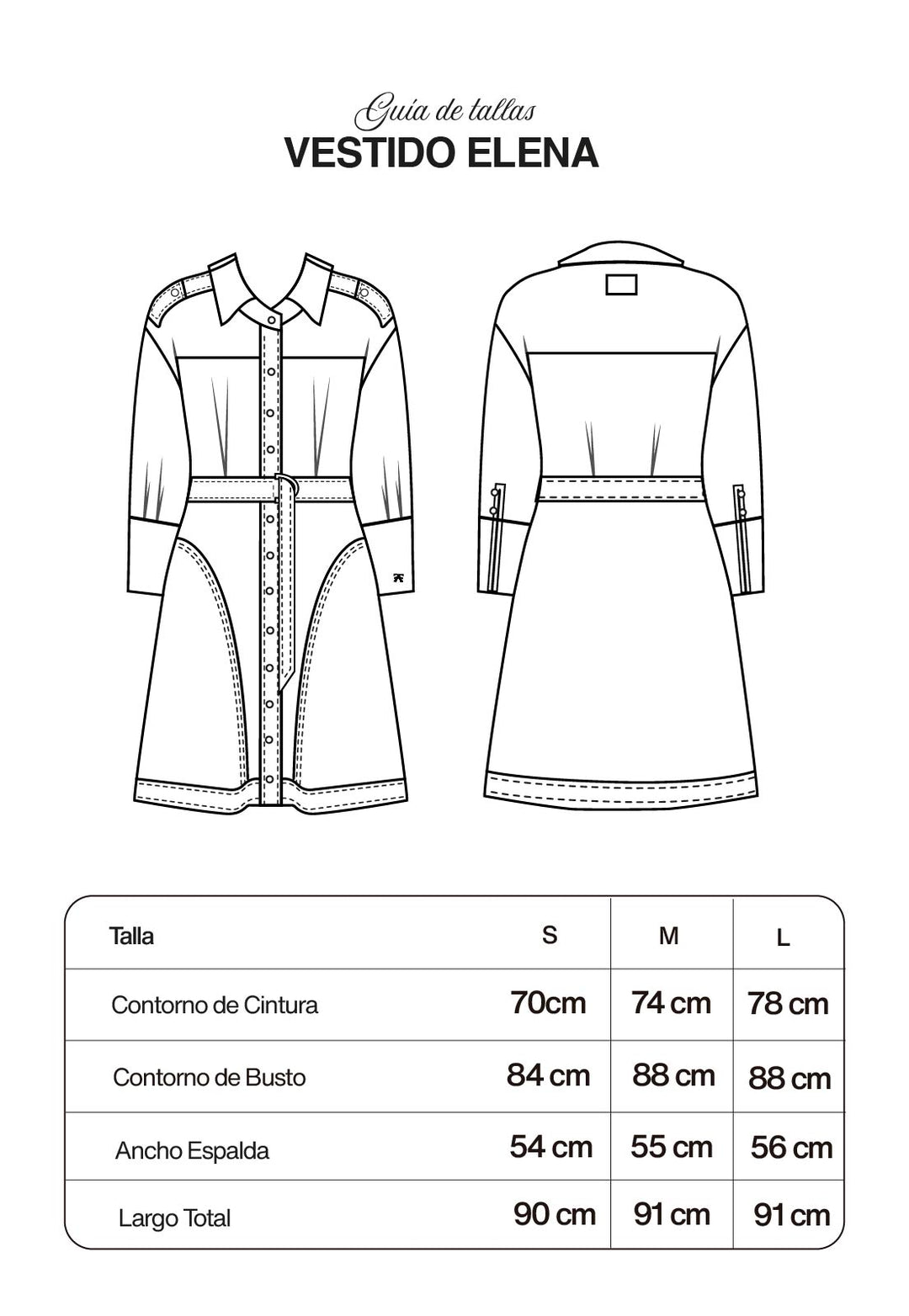 Vestido Elena Ivory - Flow